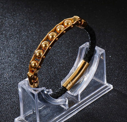 Custom Fidget Beads Mens Bracelet 21.5cm