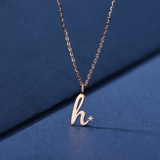 Custom Name Initial Dainty Necklace