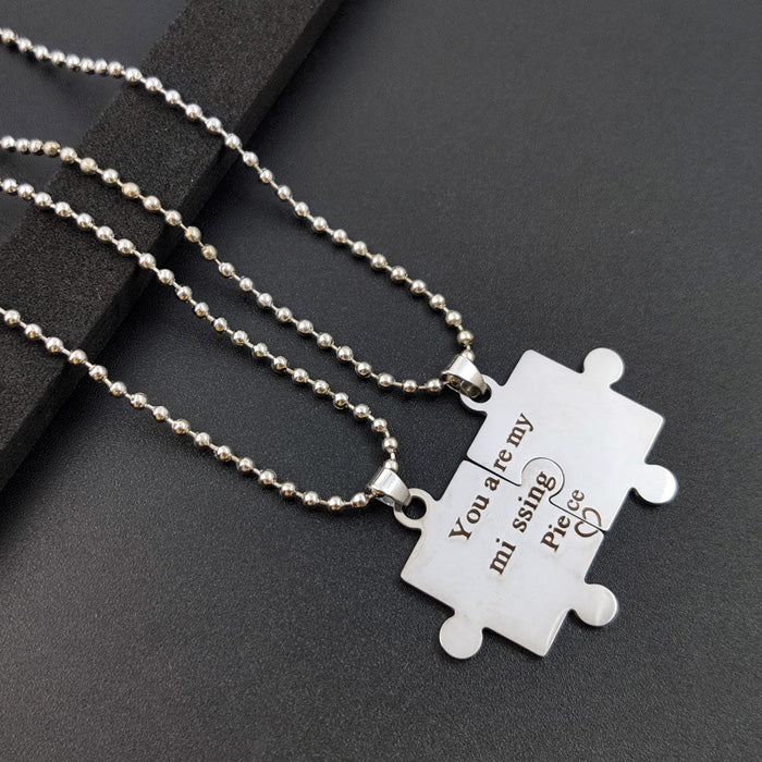 You are My Missing Piece Promise Pendants