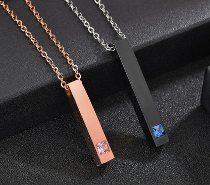 Matching Promise Couple Necklaces Anniversary Gift