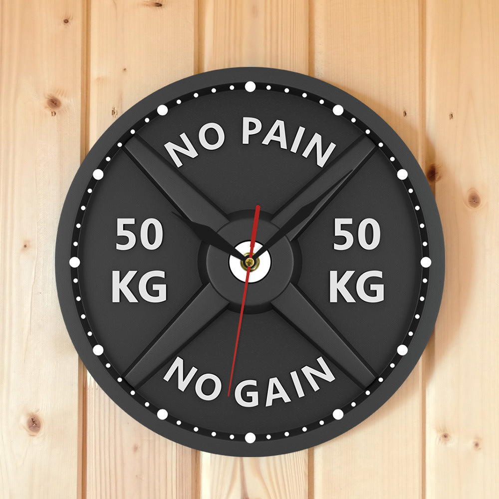 Wall Deco Clock Gift for Gym Enthusiast