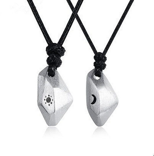 Sun Moon Relationship Couple Necklaces Gift