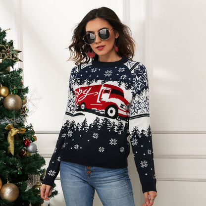 Ladies Stylish Christmas Jumper Holiday Sweater