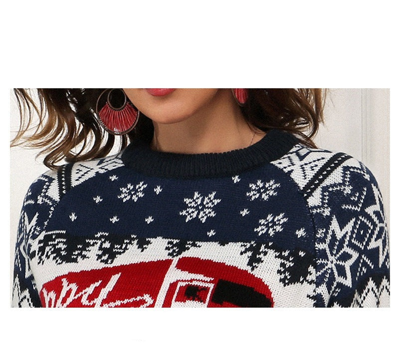 Ladies Stylish Christmas Jumper Holiday Sweater