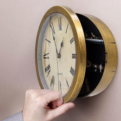 Hidden Safe Silent Wall Deco Clock