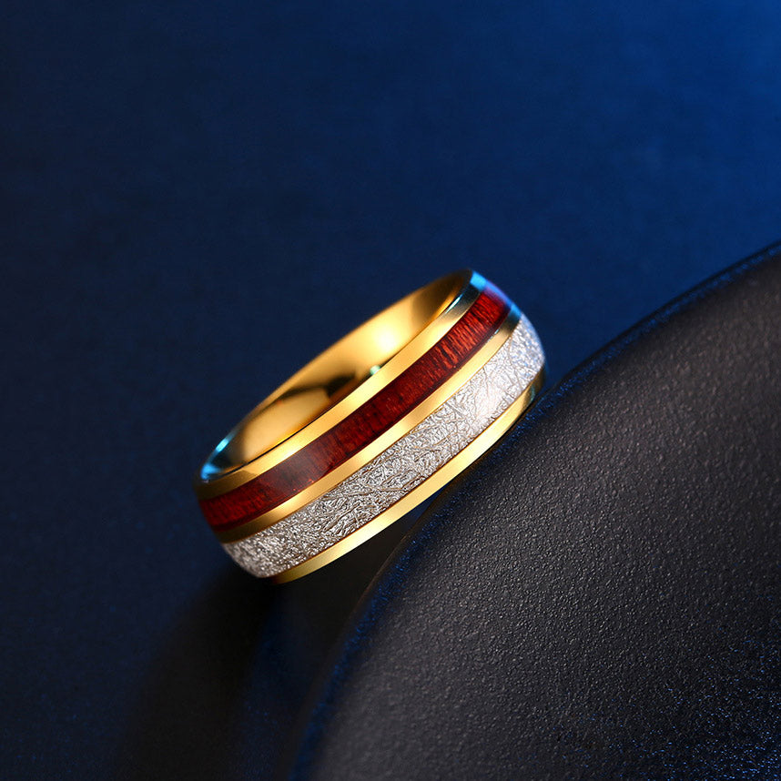 Custom Engraved Ring for Men Titanium