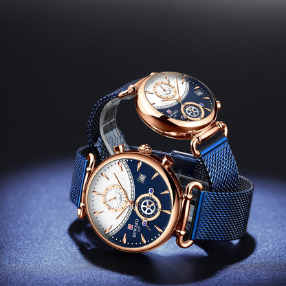 Matching Pair Multifunctional Couple Watch Gift Set Design#1 Matching Pair Multifunctional Couple Watch Gift Set Design#1