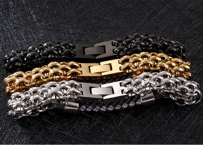 Personalized Mens Fashion Bracelet 21cm