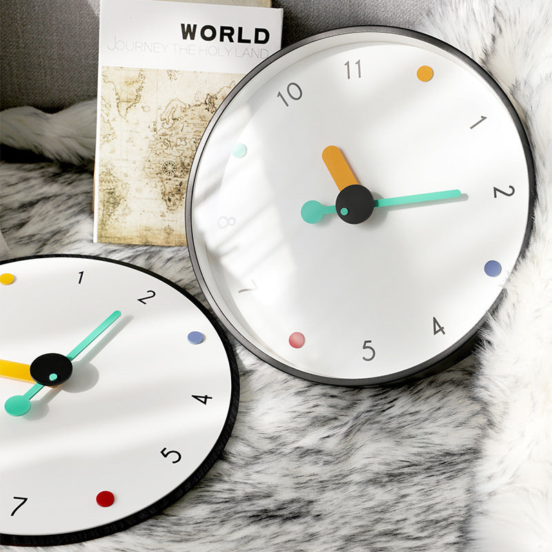 Artistic Minimalist Silent Wall Decorative Clock (12")