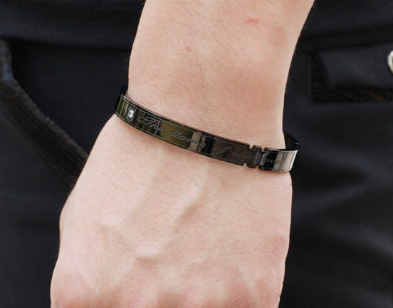 Custom Engraved Long Distance Relationship Bracelets Set