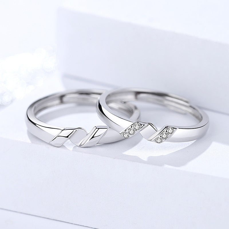 Engravable Matching Zirconia Rings Set