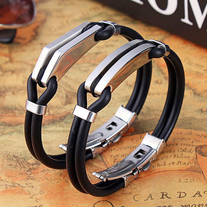 Engraved Couple Relationship Bracelets Set