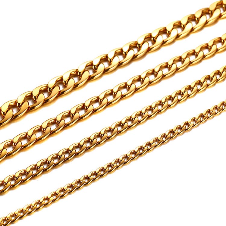 Cuban Curb Chain Necklace Birthday Gift for Boyfriend