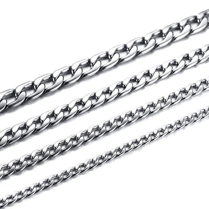 Cuban Curb Chain Necklace Birthday Gift for Boyfriend