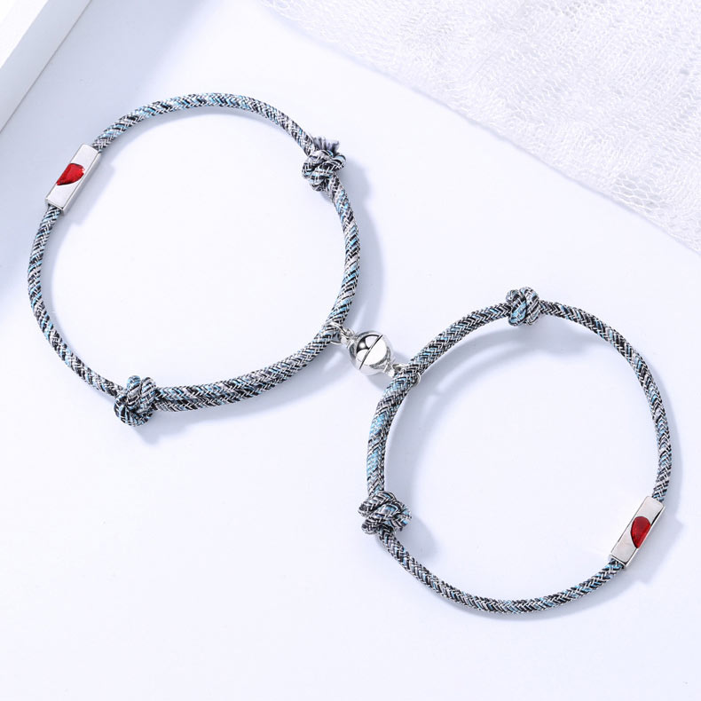 Magnetic Bracelets Connecting Bracelets Connecting Half Hearts