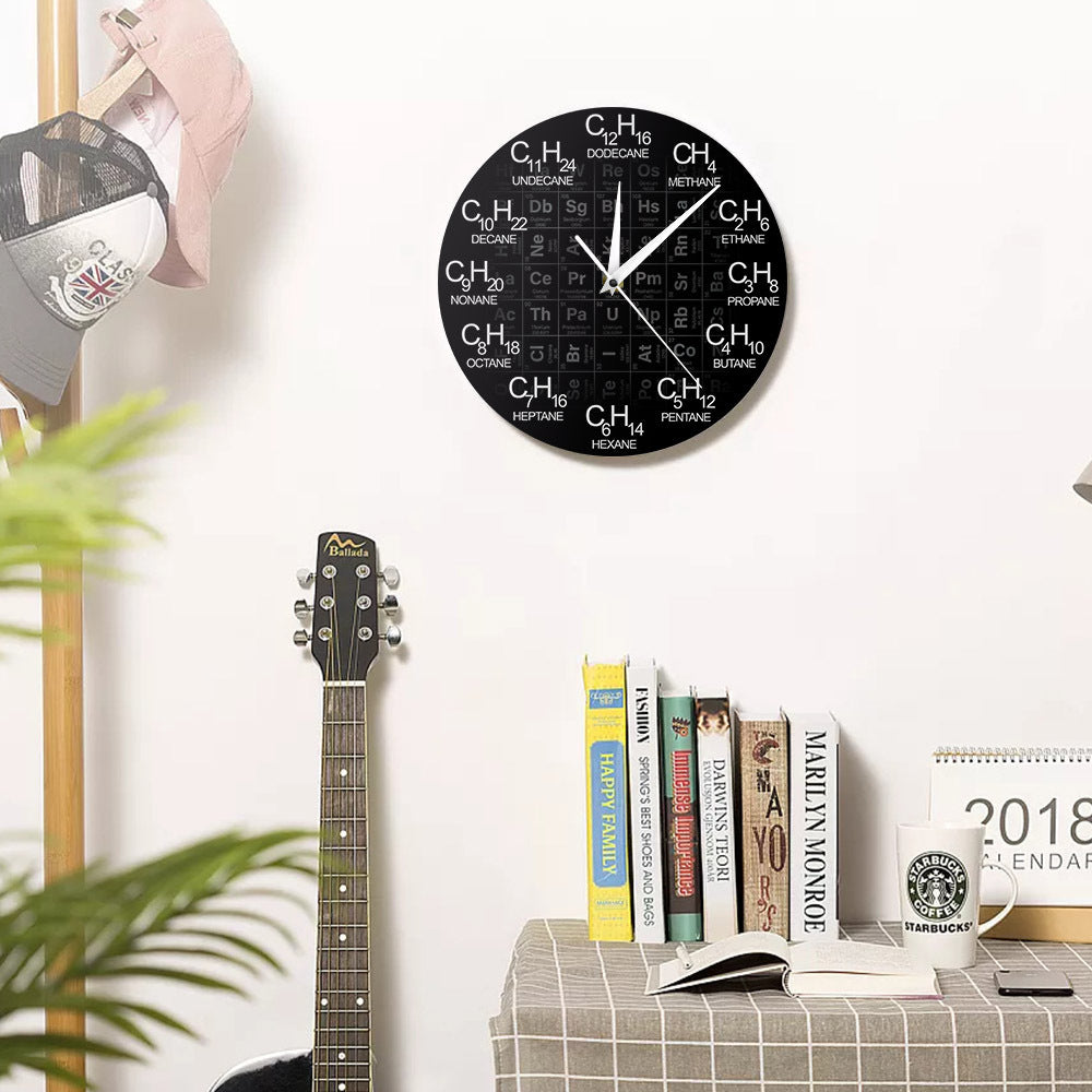 Wall Deco Clock Gift for Chemistry Teacher