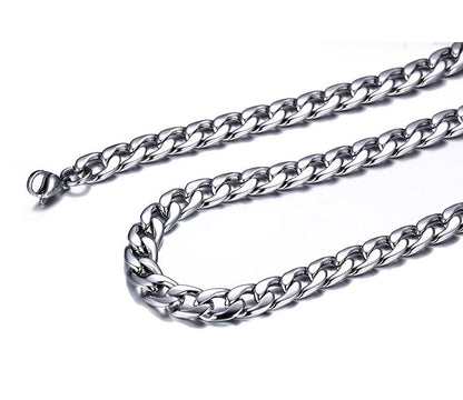 Cuban Curb Chain Necklace 62cm