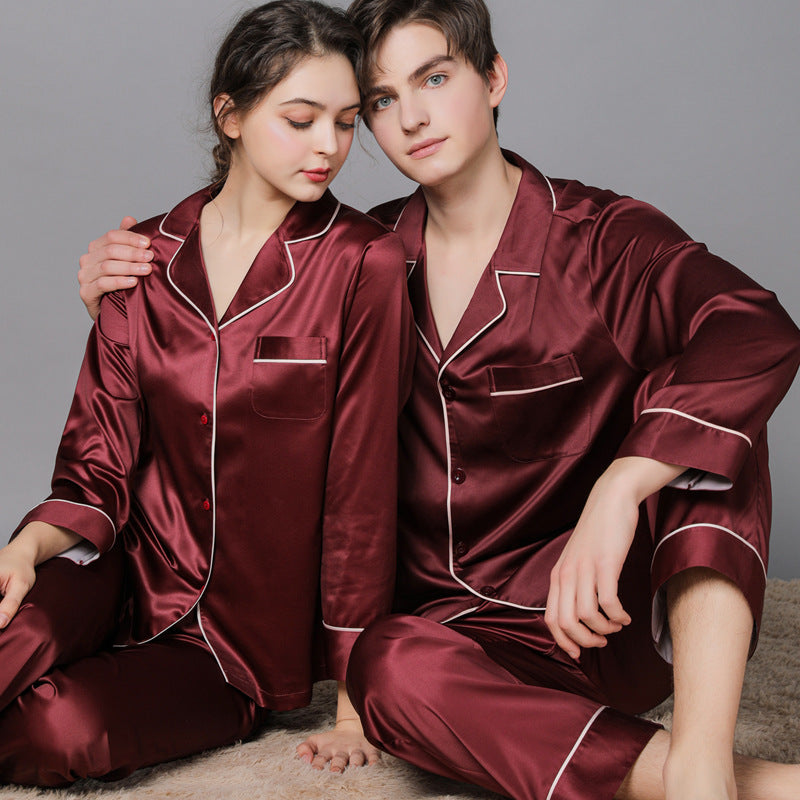 Matching Silk Pajamas for Men and Women