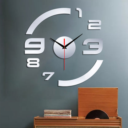 3D Sticker DIY Creative Wall Clock – Customize Your Modern Design