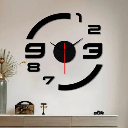 3D Sticker DIY Creative Wall Clock – Customize Your Modern Design
