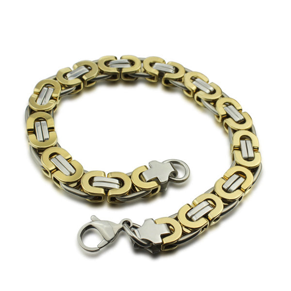 Custom Mens Chain Bracelet Stainless Steel