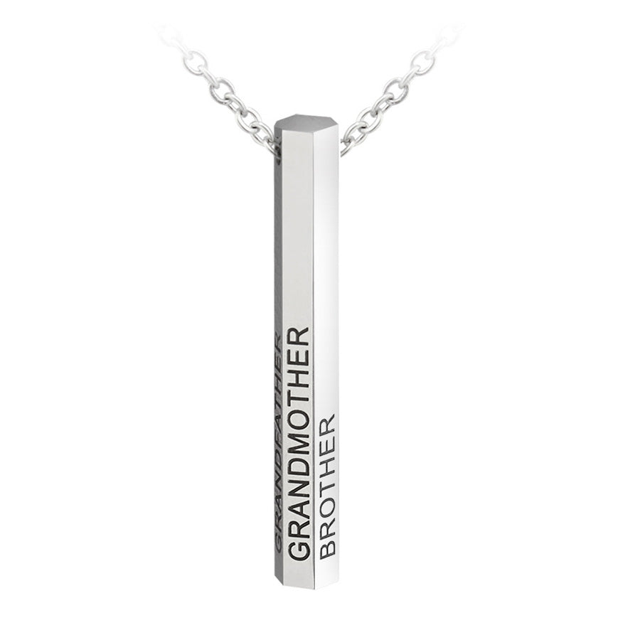 Personalized Bar Name Necklace