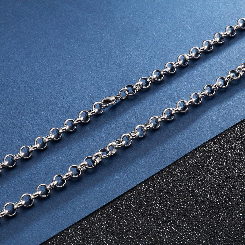 Stylish Rolo Belcher Chain for Men Stainless Steel