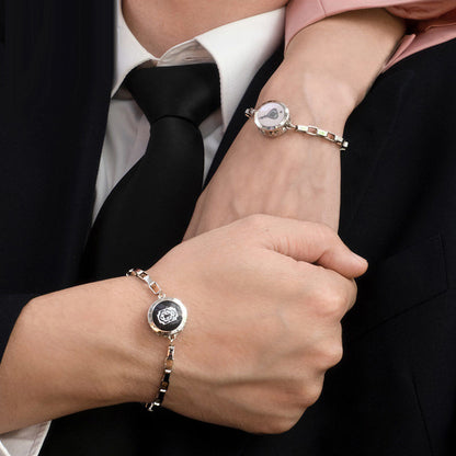 Lock and Key Bond Touch Bracelets Set for 2