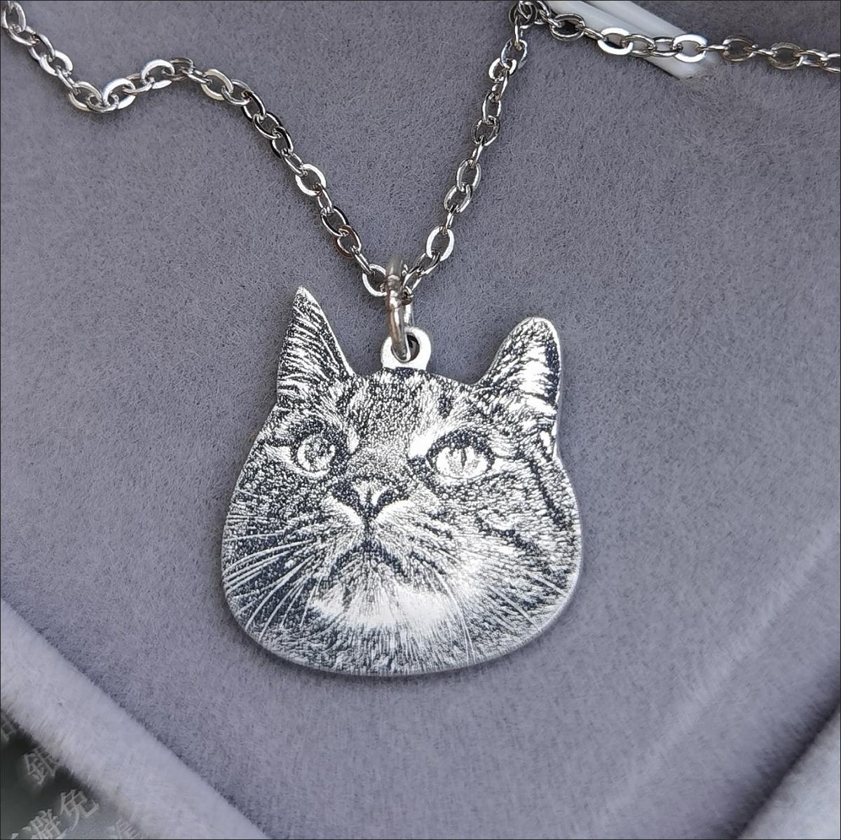 Custom Photo Pet Memorial Pendant Necklace