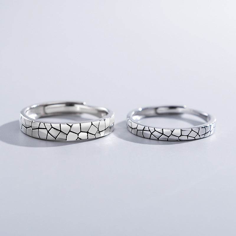 Matching Wedding Bands Set with Custom Names