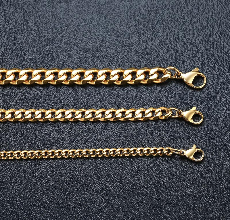 Miami Cuban Mens Chain Necklace Boyfriend Christmas Gift