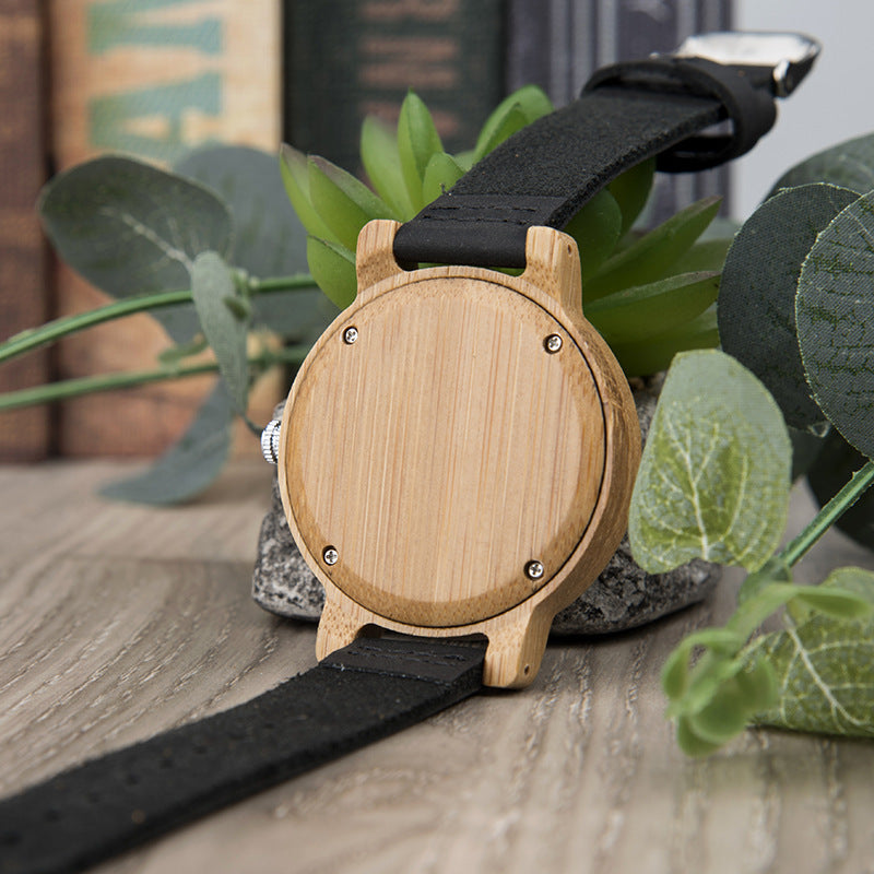 Matching Couple Watch Set made of Wood