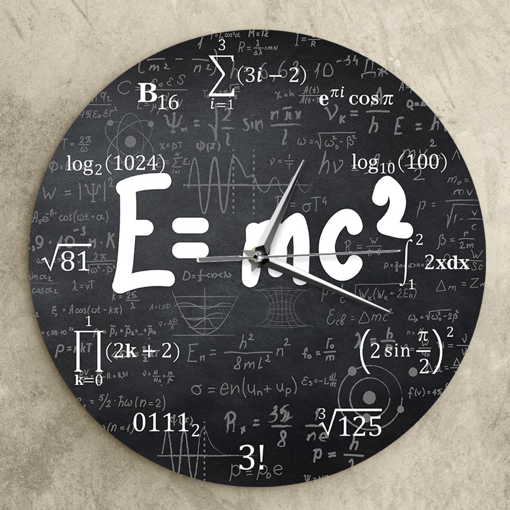 Wall Deco Clock Gift for Physics Teacher