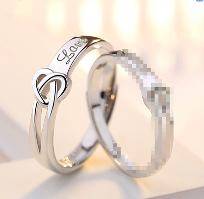 Custom Engraved Promise Ring for Her Sterling Silver 4mm