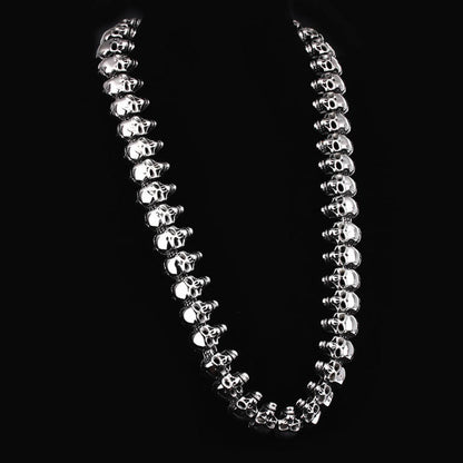 Skull Chain Necklace for Men 65cm