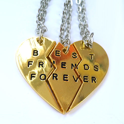 3 Piece Set Best Friends Forever Necklaces Set