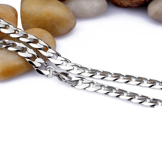 Miami Cuban Curb Chain Necklace for Men