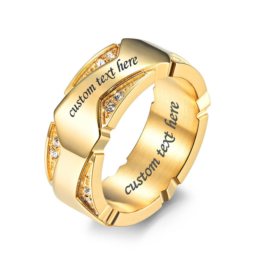 Customized Name Ring for Him