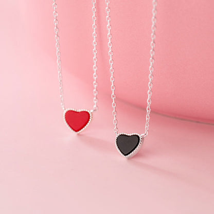 Dainty Hearts Engraved Matching Necklaces Set
