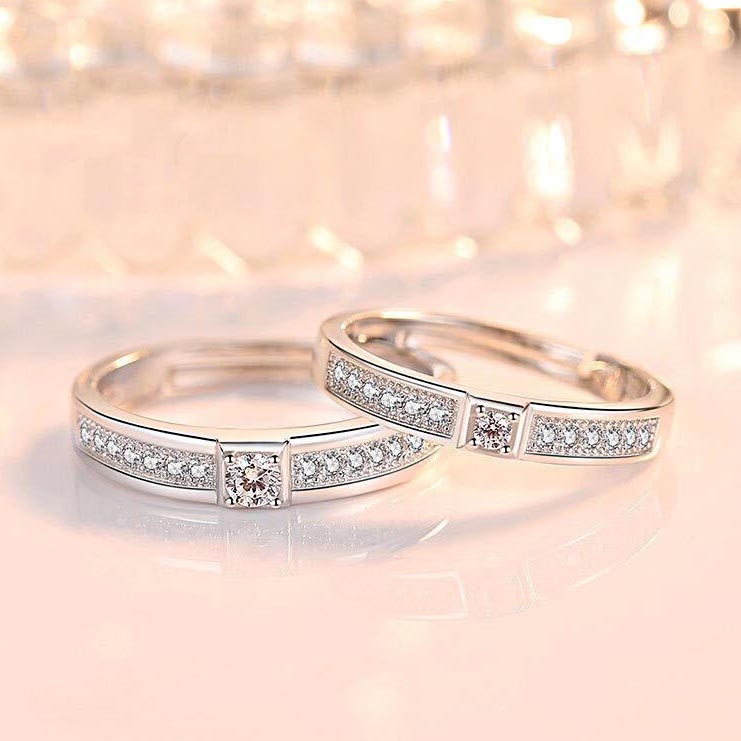 Custom Matching Wedding Bands for Him and Her
