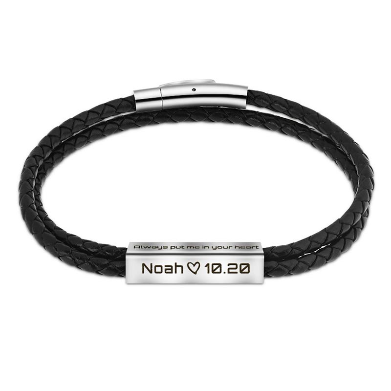 Personalized Promise Bracelet for Men