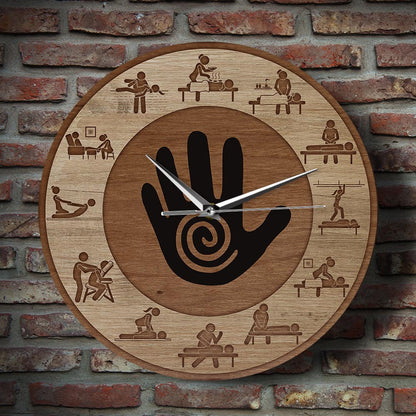 Wall Deco Clock Gift for Massage Salon