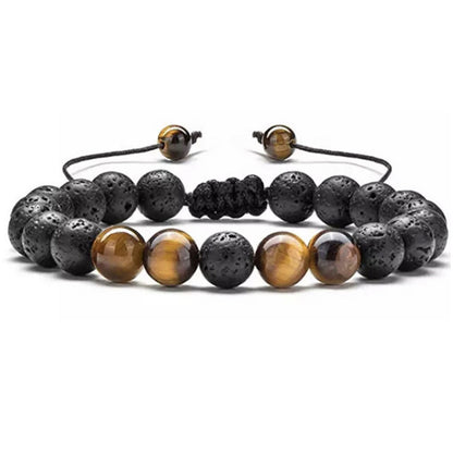 Adjustable Size Mens Beaded Bracelet