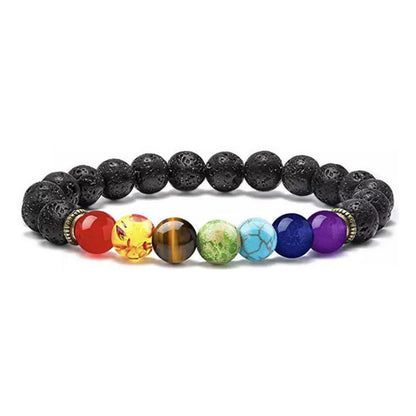 Adjustable Size Mens Beaded Bracelet