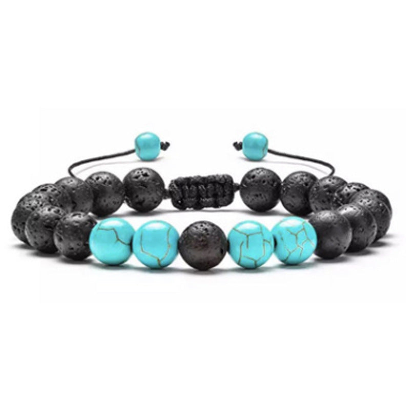 Adjustable Size Mens Beaded Bracelet