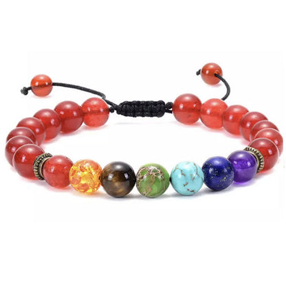 Adjustable Size Mens Beaded Bracelet