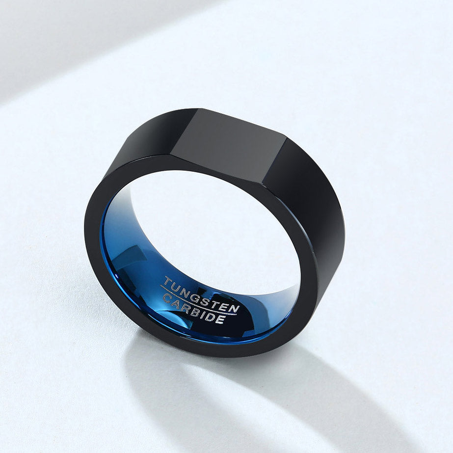 Names Engraved Mens Ring Tungsten