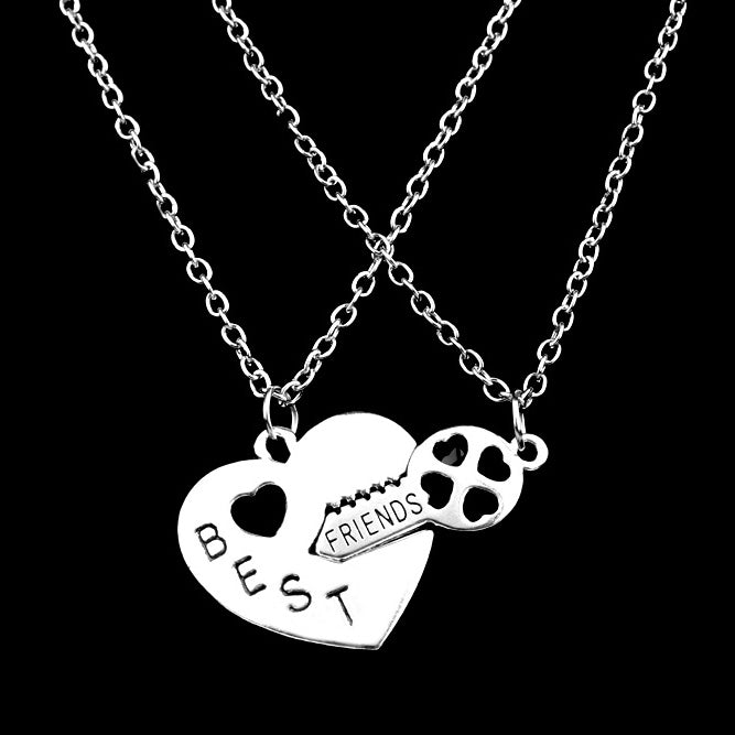 Lock and Key BFF Necklaces Birthday Gift Set