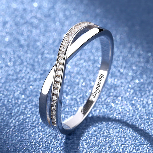Personalized Engraved Wedding Ring for Women 4mm
