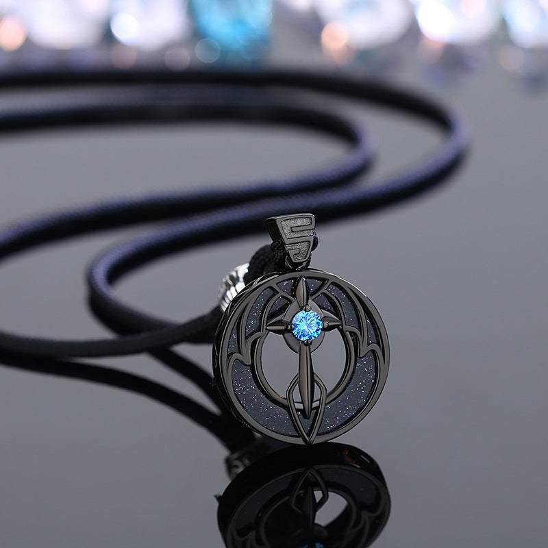 Angel and Demon Matching Necklace Set for Couples